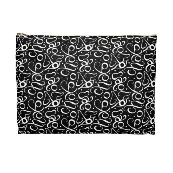 Space Time Love Glyphs Accessory Pouch , - Image 2