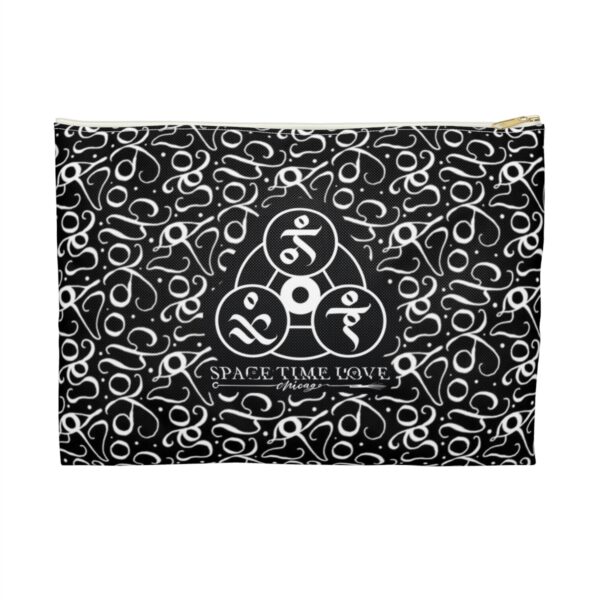 Space Time Love Glyphs Accessory Pouch ,